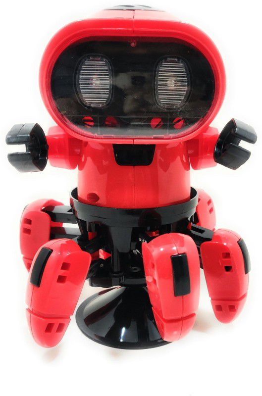 FunBlast Walking and Dancing Robot Toy with 3D Light and Music Effects Toys for Kids/Boys/Children  (Red)