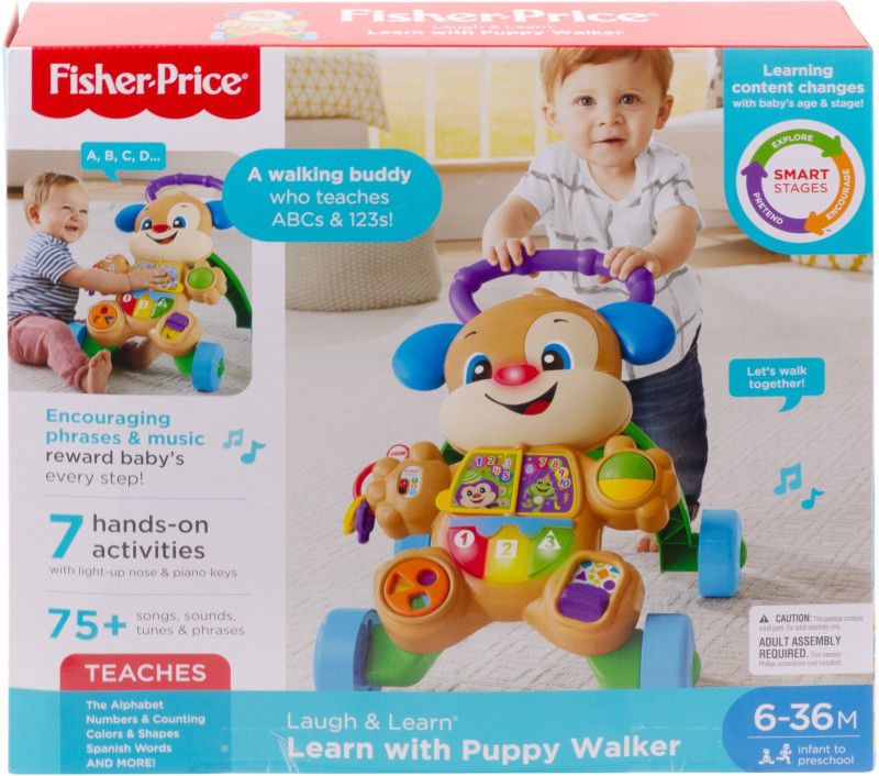 FISHER-PRICE Laugh & Learn Smart Stages Learn With Puppy Walker  (Multicolor)