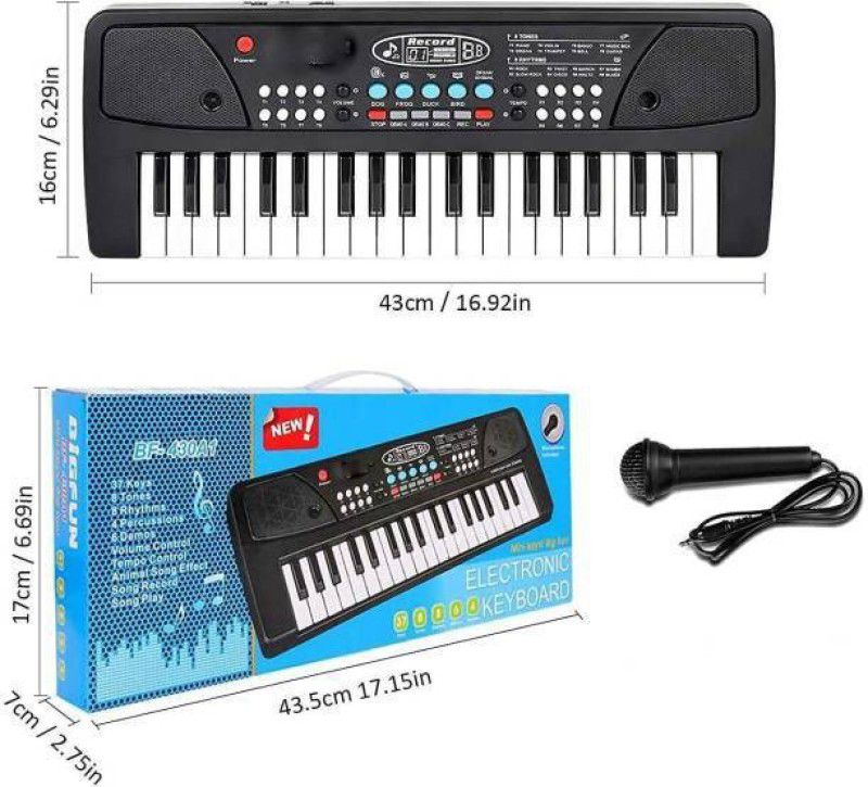 RIGHT SEARCH KEY PIANO KEYBOARD TOY FOR KIDS-20  (Black, White)