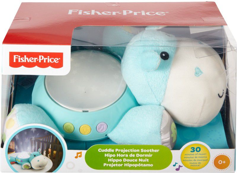FISHER PRICE Hippo Projection Soother  (Multicolor)