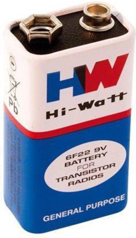 NIHAKA Electronics Hw Long Life Zinc Carbon Battery, Hi-watt, 9v (Set of 5) Electronic Components Electronic Hobby Kit