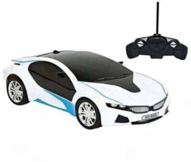SBYST Chargeable 3D Remote Control Lighting Car Famous Car  (Black)