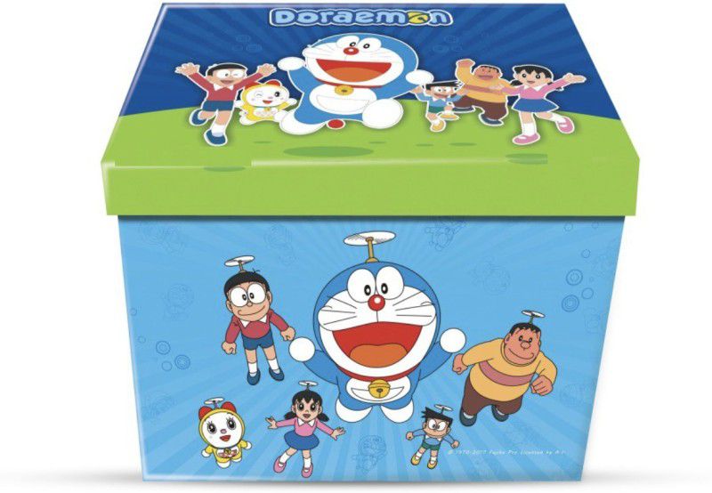 Jayaansh Traders Doraemon Toy Box for Kids (For Storage and Sitting)