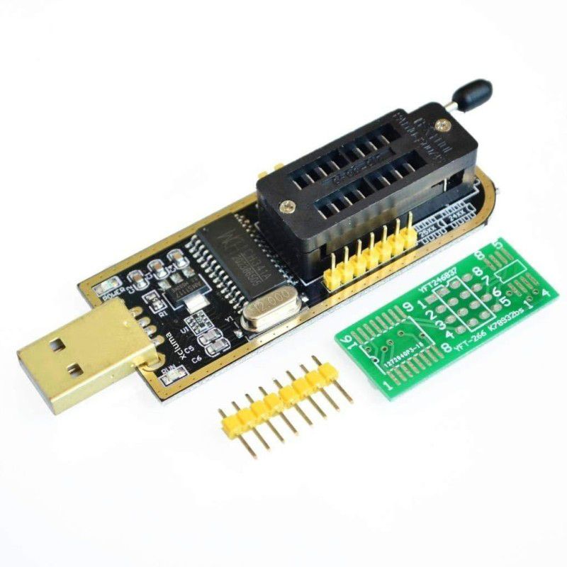 Robodo USB Programmer CH341A Series Burner Chip 24 Eeprom Bios Writer 25 SPI Flash Board Electronic Components Electronic Hobby Kit