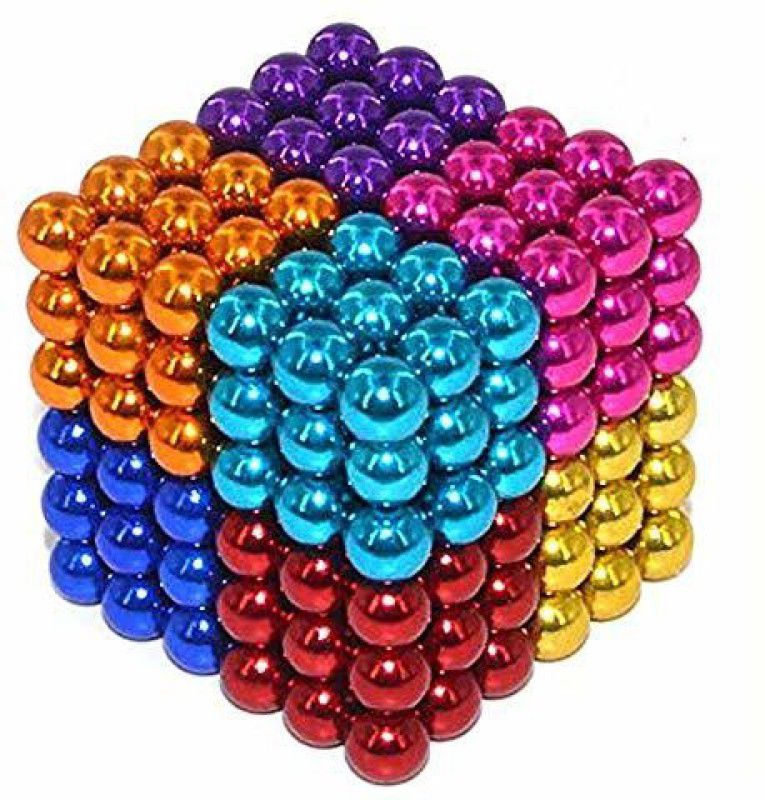 JVTS 5MM Multicolor Magnetic Balls MagnetsToys Sculpture Building Magnetic Blocks Magnet Cub | Magnet Ball.  (216 Pieces)