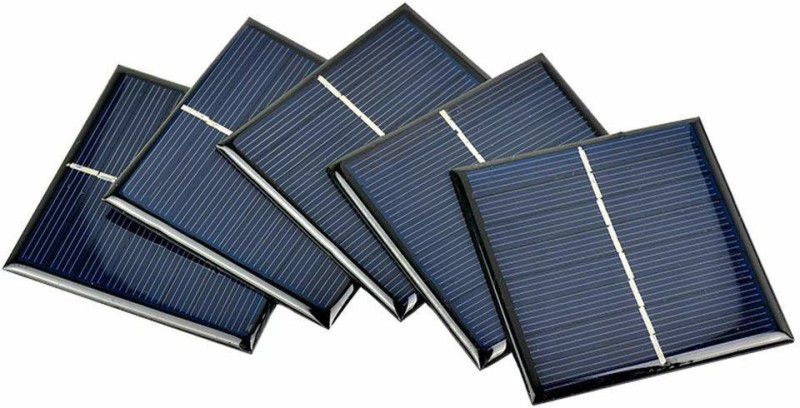 INVENTO 5Pcs 5V 100mA 0.5W 70 x 70mm Mini Epoxy Solar Panel Photovoltaic Solar and Fuel Cell Electronic Hobby Kit