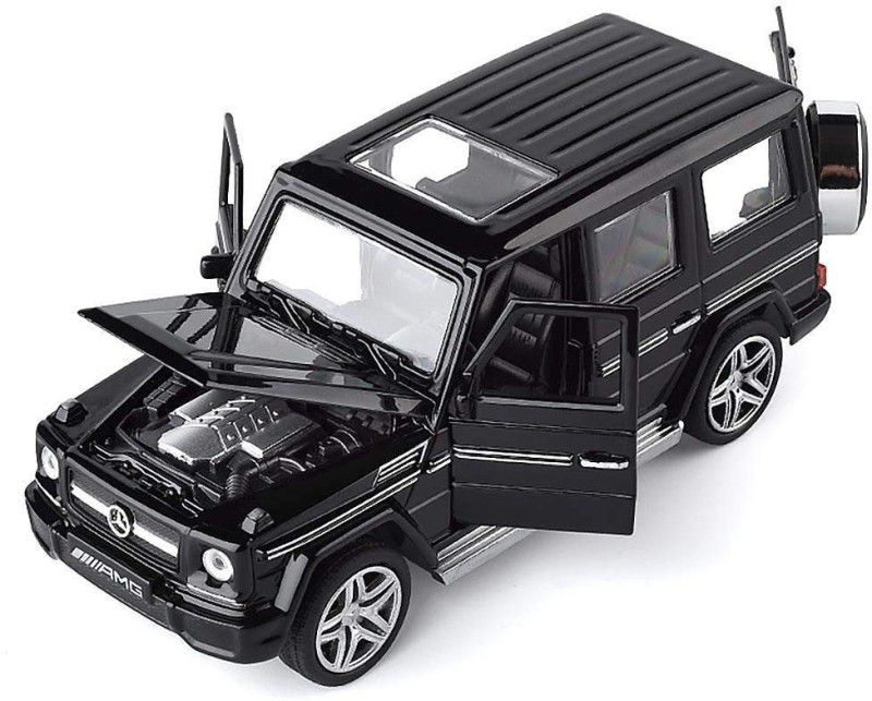 TMG 1: 32 Scale G55 Diecast Metal Car Pull Back Alloy Car with Light and Sound Auto Model  (Black, Pack of: 1)