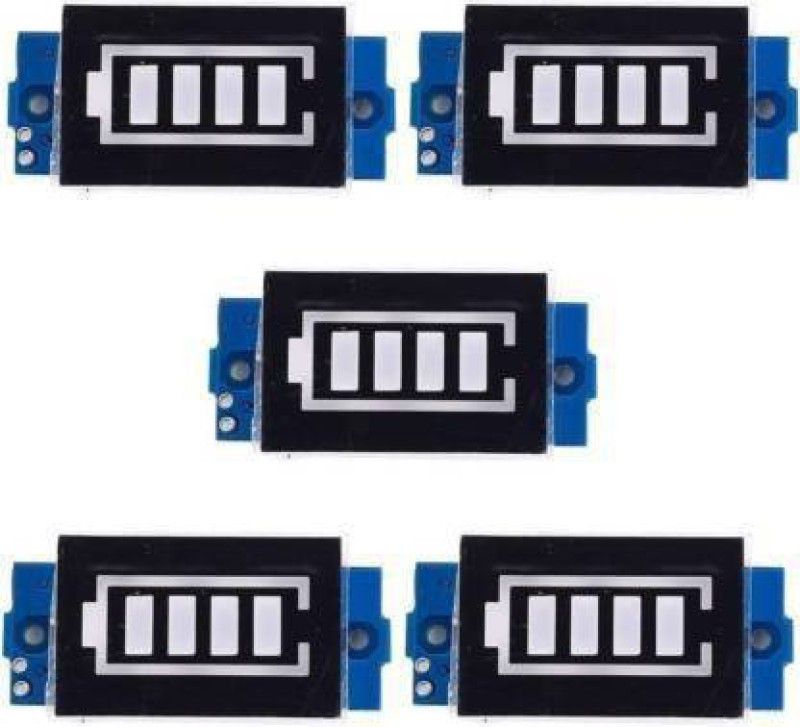 NIHAKA Pack Of 5 3S Lithium Battery Power Indicator Board 11.1V-12.6V Electronic Components Electronic Hobby Kit