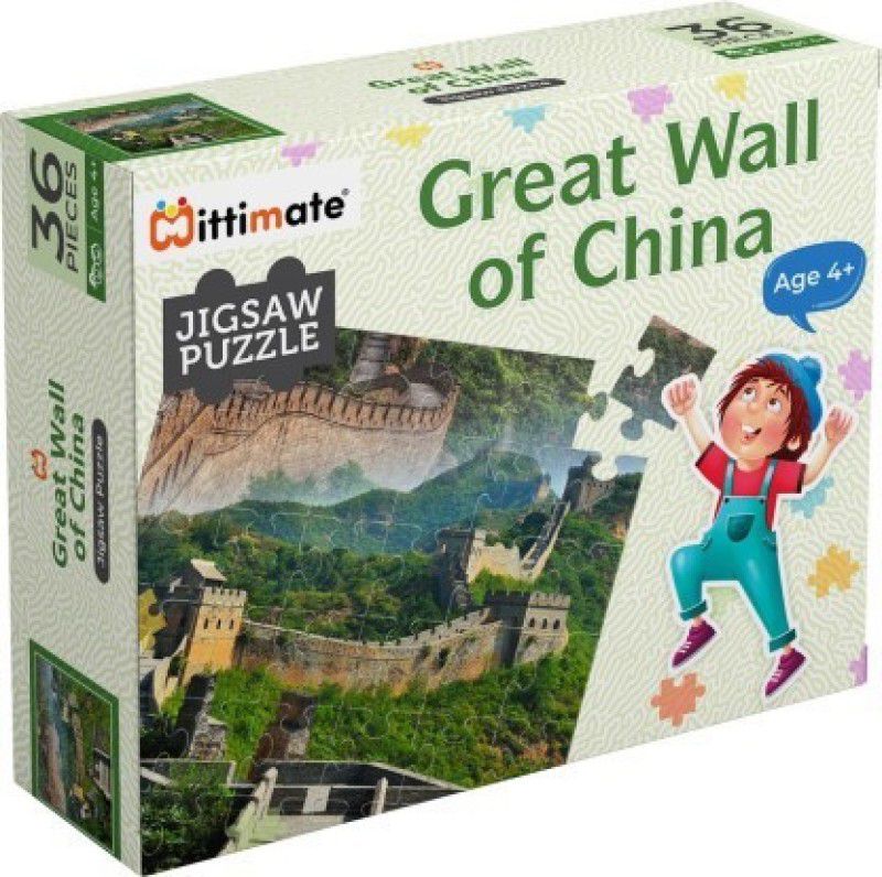 Mittimate The Great Wall of China Jigsaw Puzzles for kids  (36 Pieces)