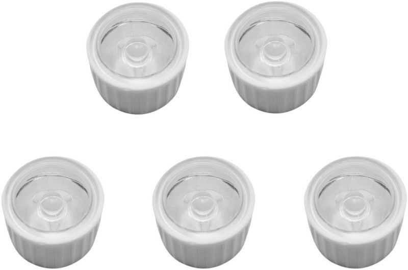 Wizzo 5 Pieces LED Light Lens With White Holder for Torch, Flashlights, Spotlights Light Electronic Hobby Kit