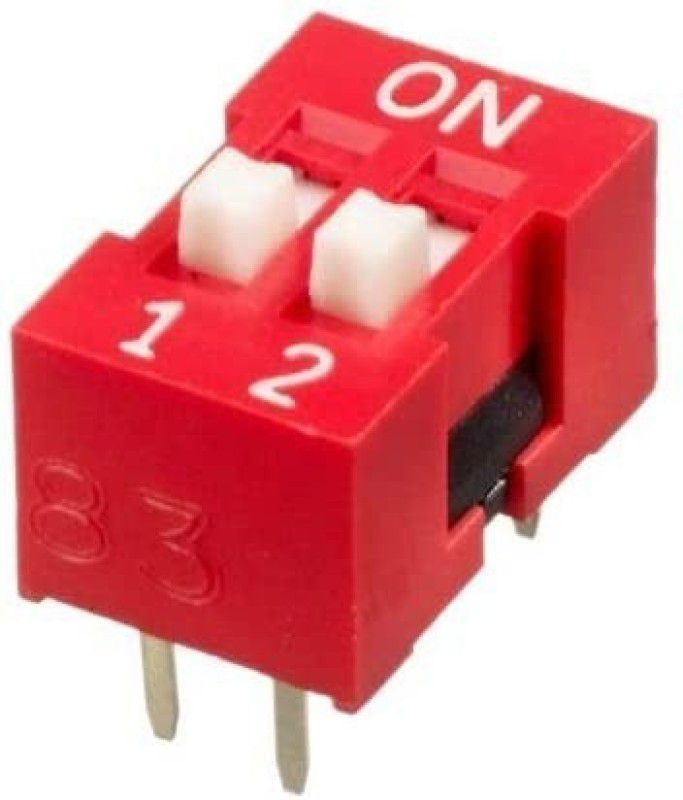 Microline 2 WAY DIP SWITCH PACK OF 10 PCS Electronic Components Electronic Hobby Kit