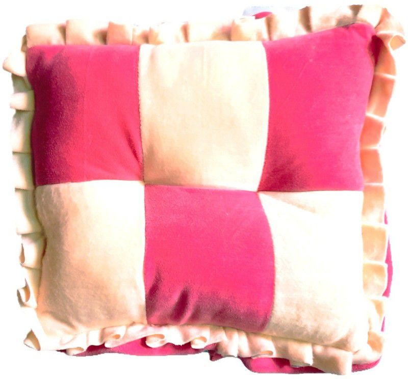 SUN AND STAR CREATIONS High Quality Very Beautiful Pillow For Kids Baby - 35 cm  (Pink, Beige)