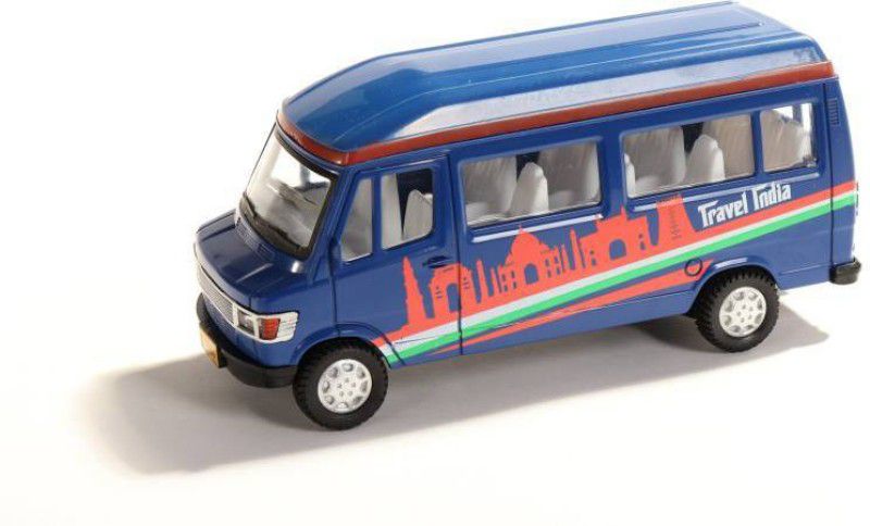 lifestylesection PULL BACK travel india BUS FOR KIDS  (Multicolor)