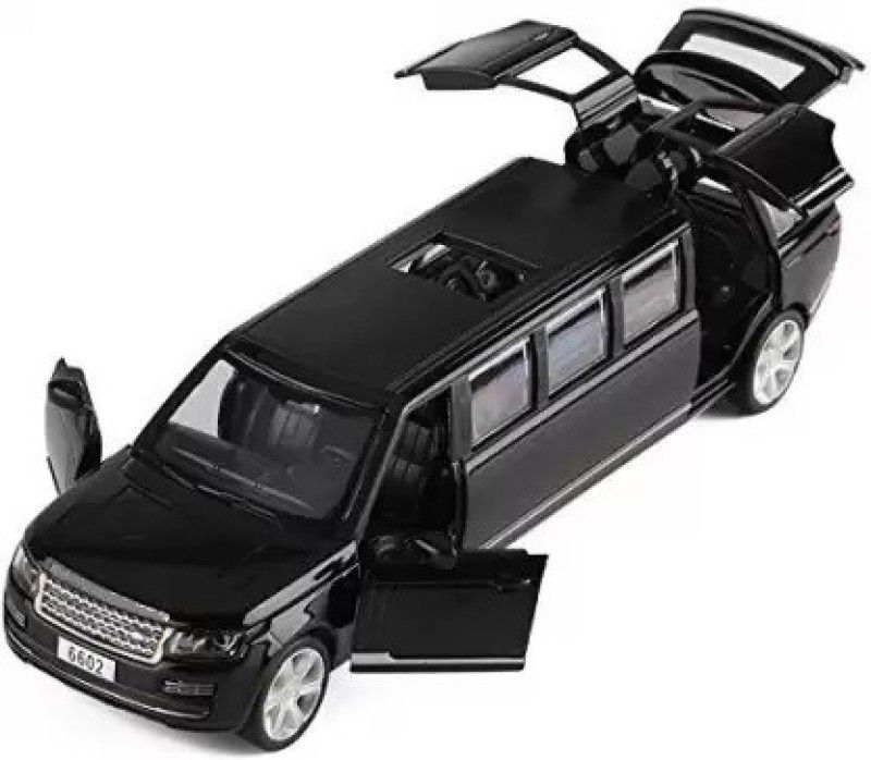 TMG Metal Scale Model Cars with Pull Back,4 Wheel Drive with Openable Door , Light and Sound Open Doors Pull Alloy Toy Wheels  (Black, Pack of: 1)