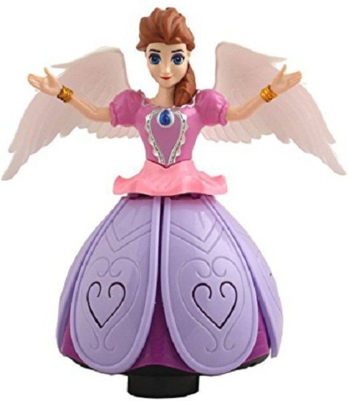 jk int Dancing Angel Girl Robot with Lights and Music  (Multicolor)