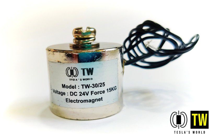 teslas world TW-30/25 24VDC 15KG Lifting Solenoid Electromagnet Automotive Electronic Hobby Kit