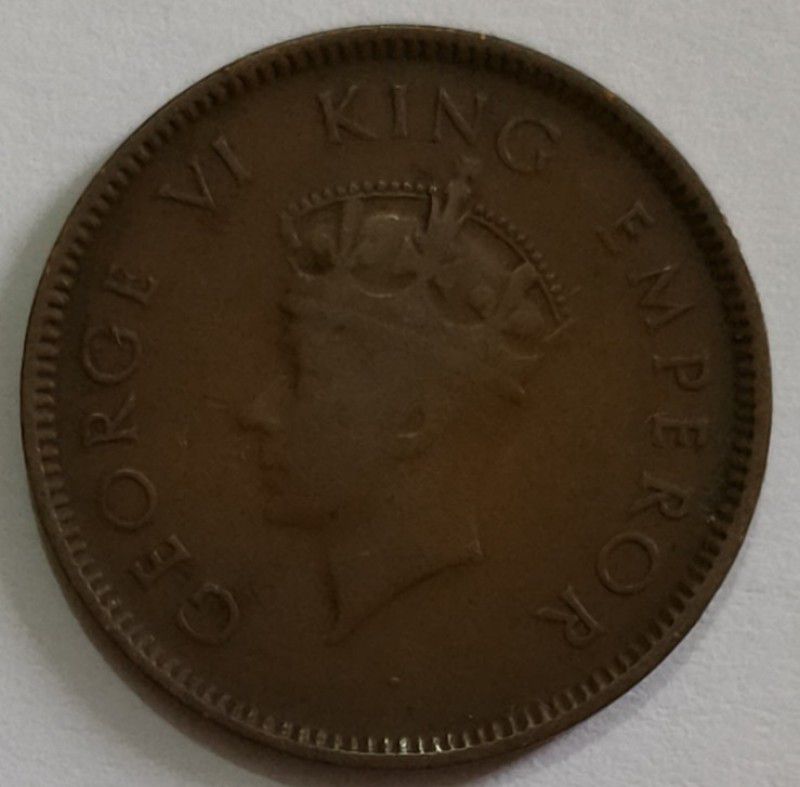 ANTIQUEWAY EXTREMELY RARE 1940 QUARTER ANNA FIRST HEAD GEORGE VI MULE BRITISH INDIA COIN Medieval Coin Collection  (1 Coins)