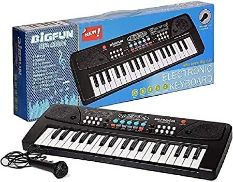 Sonpal 37 Key Piano Keyboard Toy with Dc Power Option, Recording and Mic for Kids  (Multicolor)