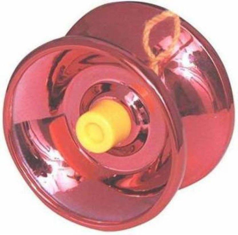 BBS DEAL Fine Quality High Gloss high Speed Metal YoYo Spiner Toy (1 pcs)  (Red)