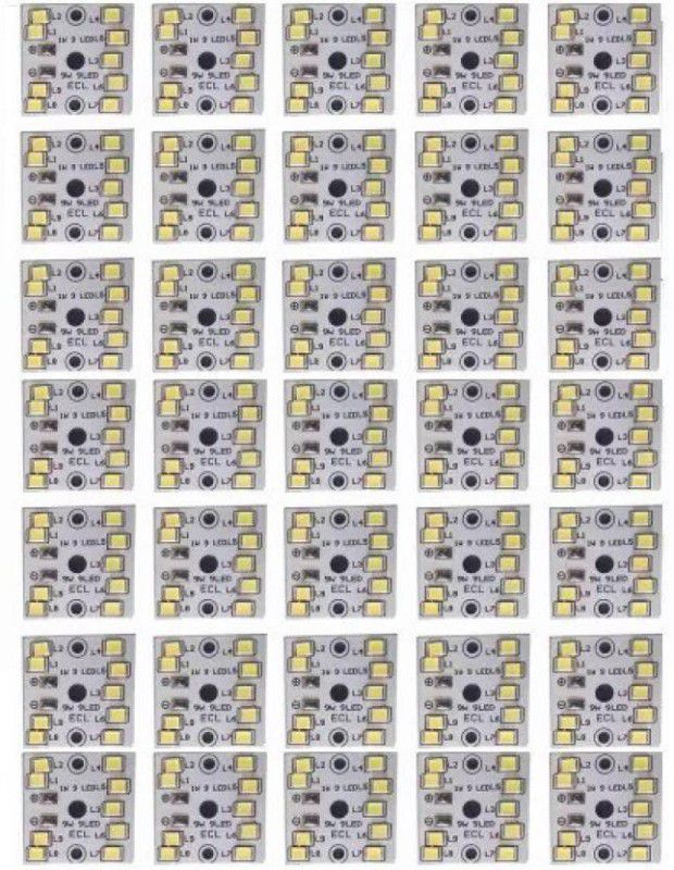 ROOPREKHA ENTERPRISES E (PACK OF 40) 9w MCPCB Led Raw Material For Led Bulb Light . () Light Electronic Hobby Kit