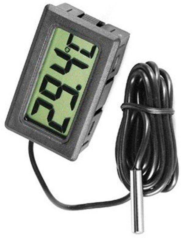 INVENTO Temperature Gauge Mini LCD Digital Thermometer with Probe for Fridge Aquarium Automotive Electronic Hobby Kit