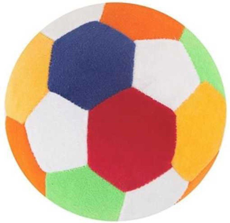 Rk SOFT COTTON FOOTBALL FOR KIDS - 20 cm  (Multicolor)