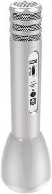 I Dance Party Mic PM71 Silver Bluetooth Microphone  (Silver)