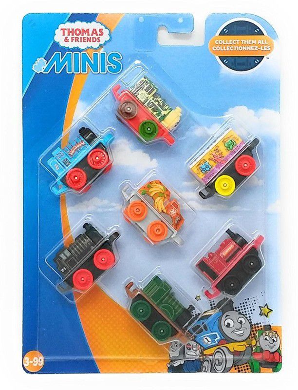 Thomas and Friends 2018 Minis 7 Pack - Pack 2  (Multicolor)