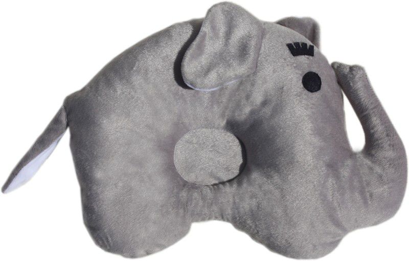 AMARDEEP Baby Stuffed Toy Grey Elephant Baby Pillow 32*23cms - 23 cm  (Grey)