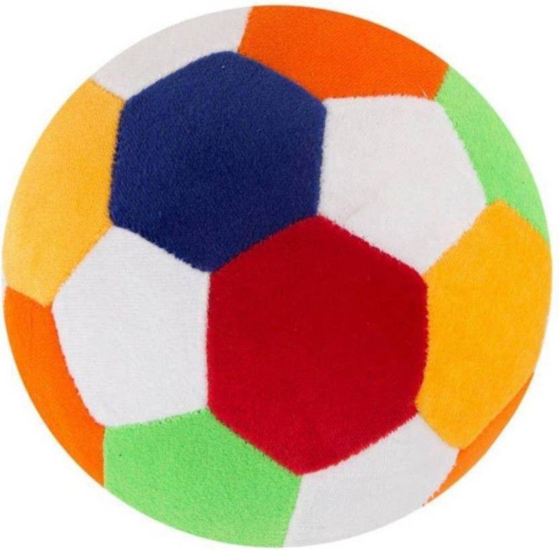 Sanvidecors MEDIUM SOFT COLORFULL BALL FOR KIDS - 27 cm  (Multicolor)