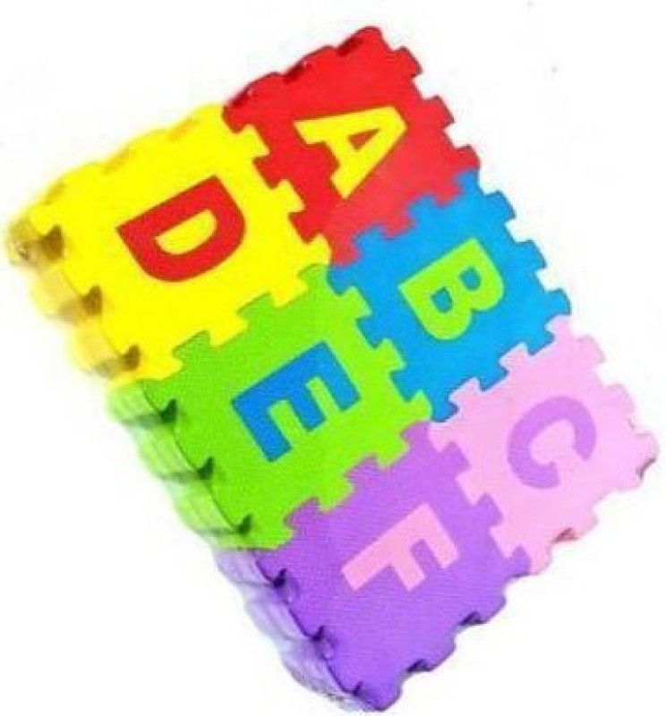 Parth Toys Hub Puzzle for Kids Interlocking Learning Alphabet and Number Mat (36 Pieces)  (36 Pieces)