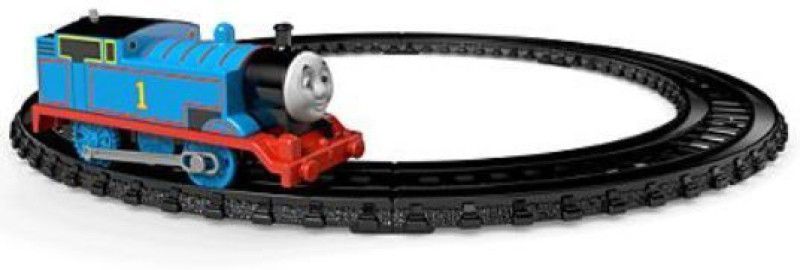 Thomas & Friends Train TrackMaster, Motorized Thomas and Track Set  (Blue, Pack of: 1)