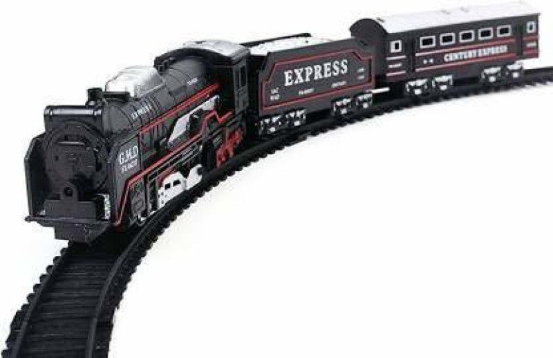 ESSJEY TOY Train Track Set Black Train Toy Express Train Set Battery Operated  (Multicolor)