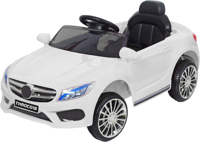 Toy House Mercy fancy Benzy Rechargeable with Remote for kids (2 to 4 yrs) Car Battery Operated Ride On  (White)
