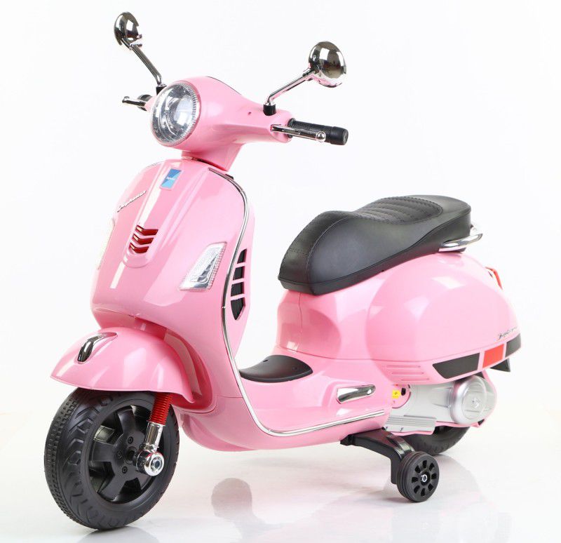 Toy House Vespa Rechargeable Battery Operated Ride-on scooter for Kids(3 to 7yrs), Pink Scooter Battery Operated Ride On  (Pink)