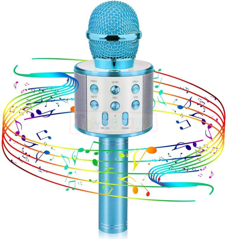 ToyGalaxy WS-858 Toy Microphone for Girls/Boys Gifts,Karaoke Kid Toys Age 4-12,  (Blue)