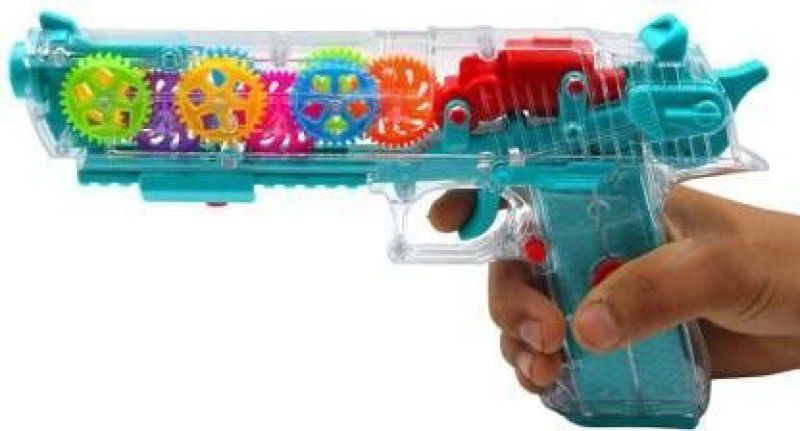kanha collection Electric Function Concept Mechanic Gun Toy for Little Kids  (Multicolor)