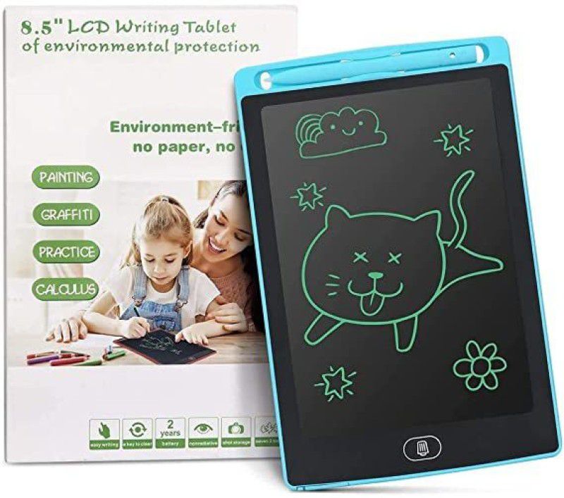 Calipso LCD Writing Pad for kids one button delete  (Multicolor)