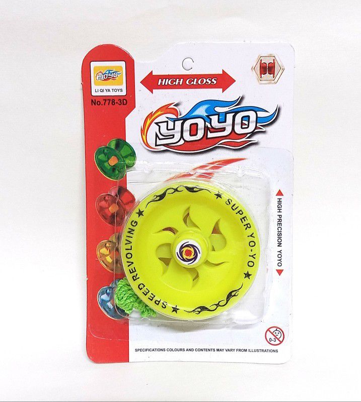 NAREN Plastic YoYo Spinner  (Green)