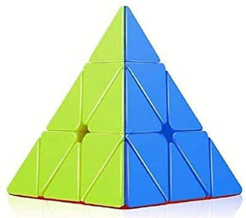 VRUX Pyramid Cube 3x3 Super Speed Sticker-Less Triangle Puzzle Cube  (1 Pieces)