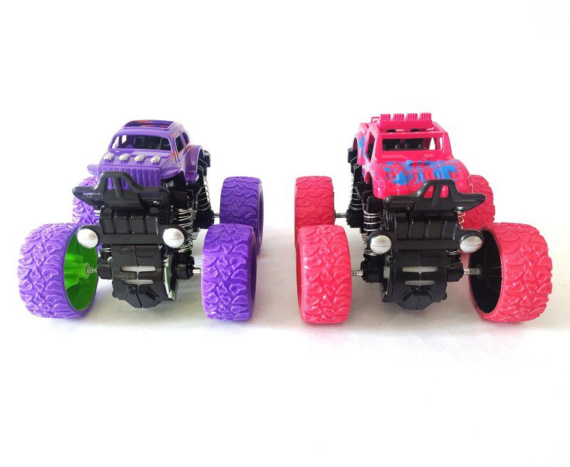 KOKEE TOYS Frictional Pull Back Stunt Car Toy for Kids|Girls|Boys.( Set of 2)(Multicolor)  (Multicolor, Pack of: 2)