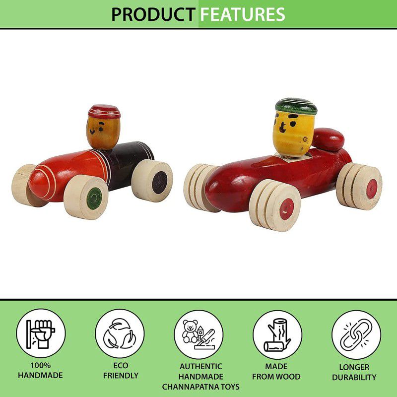 Channapatna Toys wpt5  (Green)