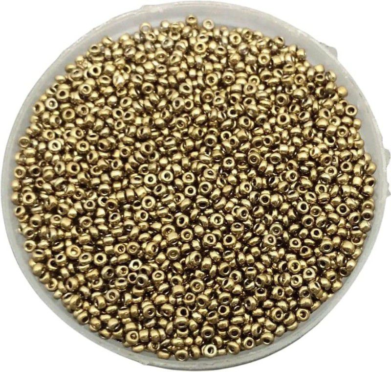 Zilzon Seed Beads Glass Poth Beads for DIY Project Jewellery Size:11/0 Pack of 50 Gram.