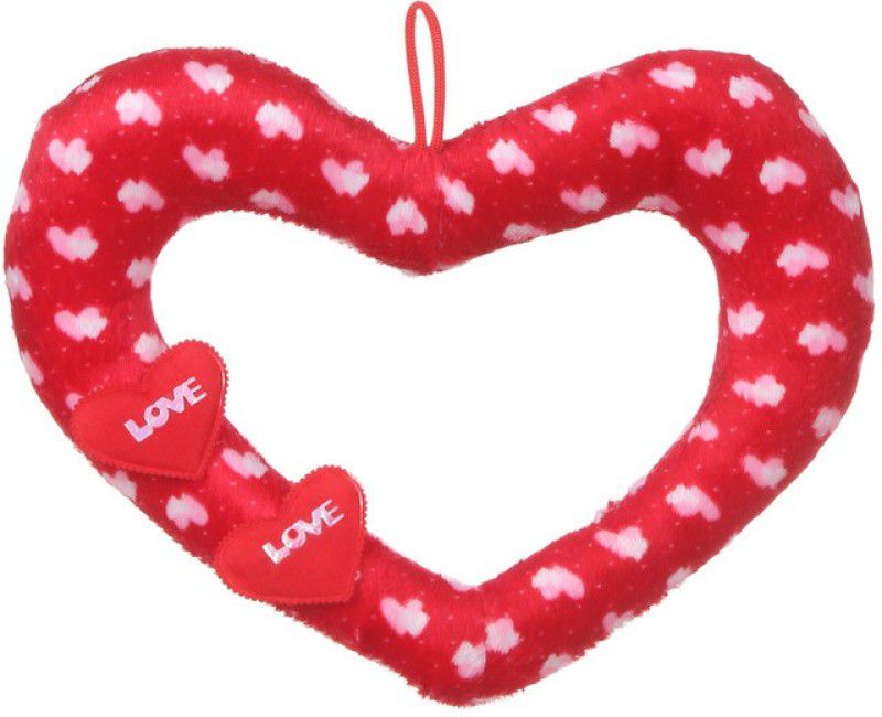 Deals India Deals India Red Love Ring Heart Stuffed soft plush toy Love Girl - 30 cm - 30 cm  (Red)