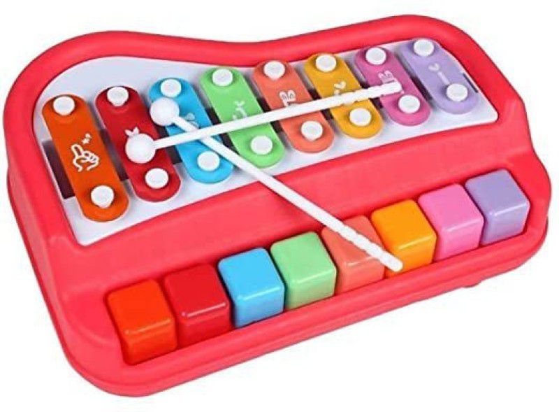 Timsa Toys 8 Key Xylophone,Non-Battery Piano for Kids(Big Xylophone)  (Multicolor)