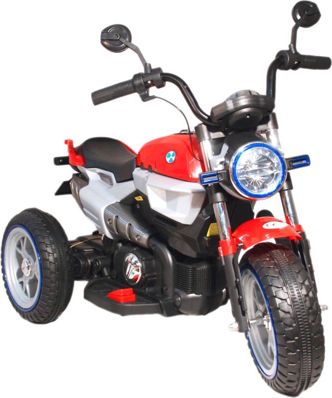 Toyhouse 3-Wheel Hot Rod Bike Rechargeable battery operated Ride-on for kids(2 to 6yrs) Bike Battery Operated Ride On  (Red)