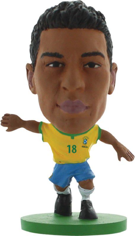 SoccerStarz Brazil Paulinho - Home Kit Figure