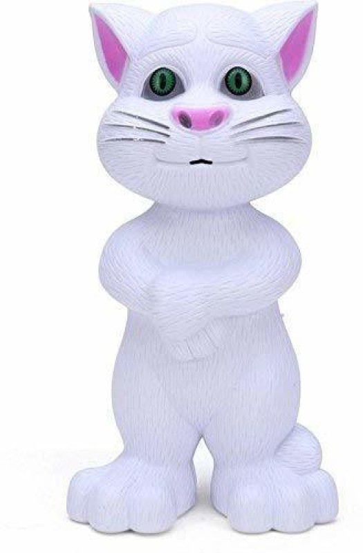 Just97 Talking Tom Intelligent Touch Musical Recording Cat(Grey)  (White)