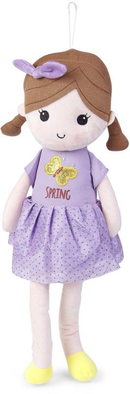 My Baby Excel Plush Doll Violet with Bow 30 cm - 30 cm  (Multicolor)