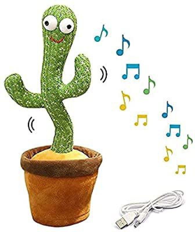 SNM97 Dancing Cactus Toy Song Singing,Talking,Record & Repeating_SNM_120  (Green)